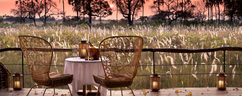 Sandibe Okavango Safari Lodge has the most magnificent sunsets.