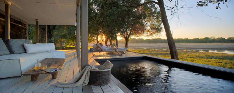 Chinzombo’s villas have private plunge pools | Zambia Safari